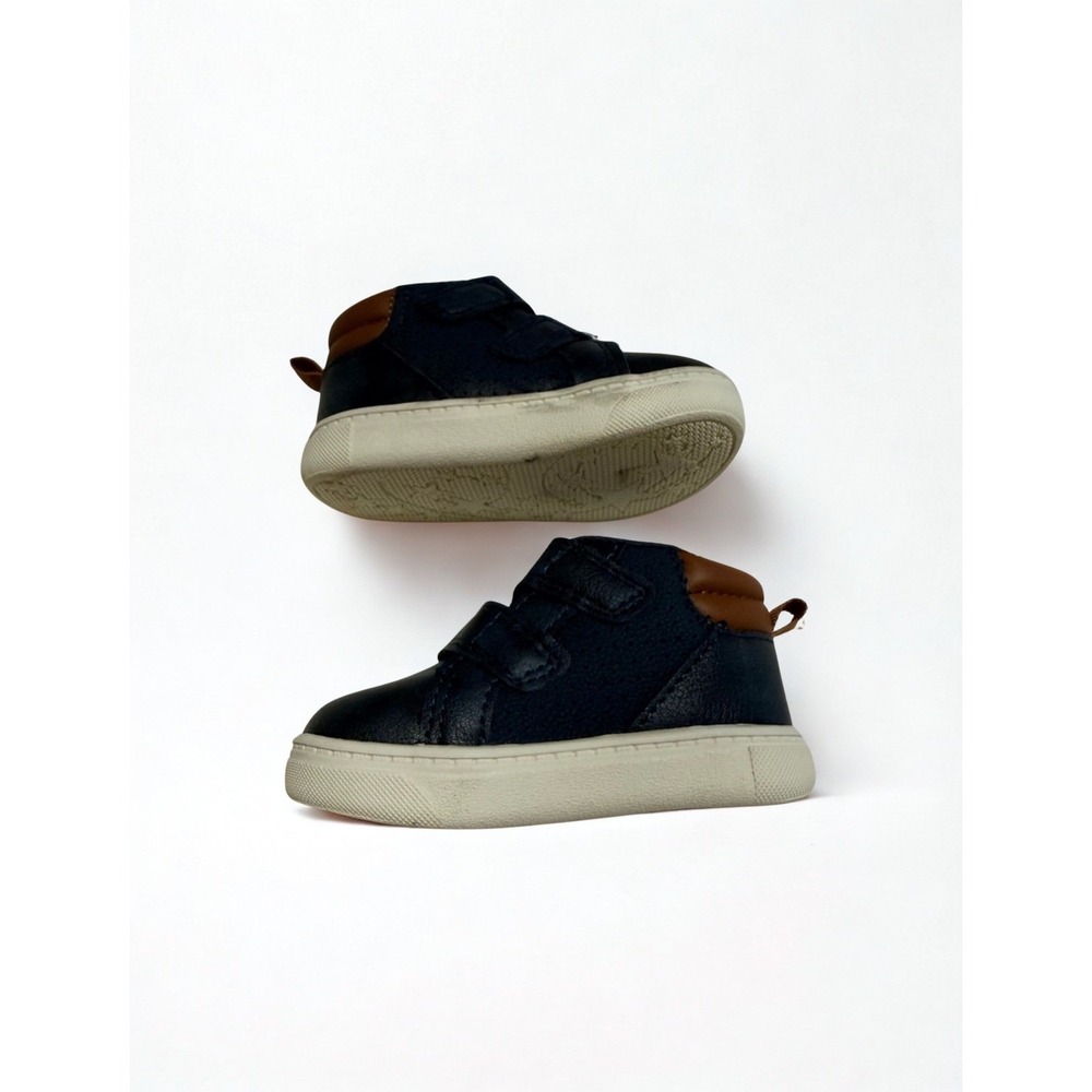 Just One You by Carters Toddler Boys Navy Blue High Top Sneakers Size 3